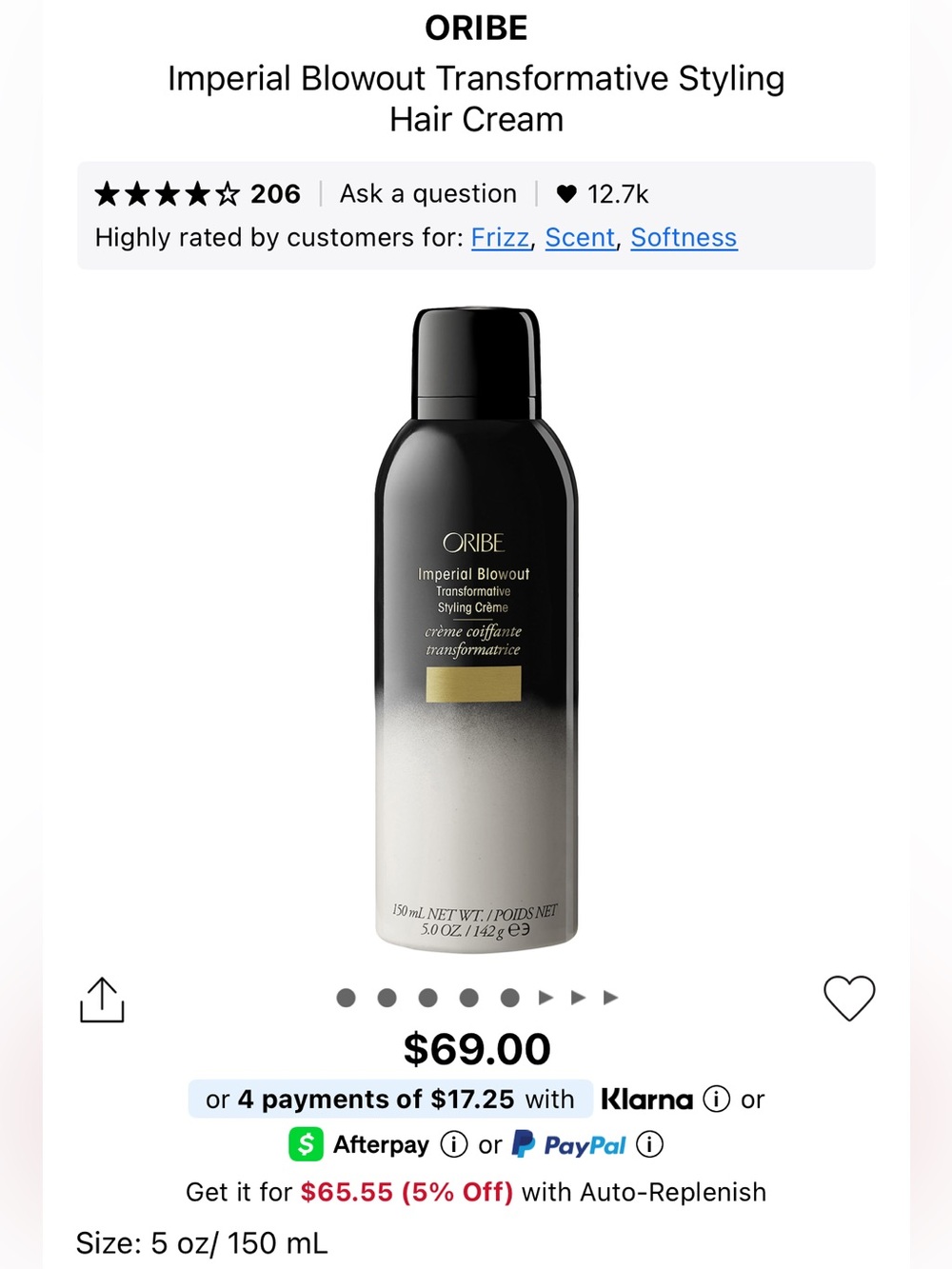Oribe Imperial Blowout Creme